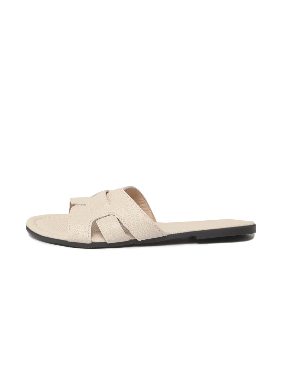 Penelope | Cream Sandals by J.Adams – Don't Panic Shoes