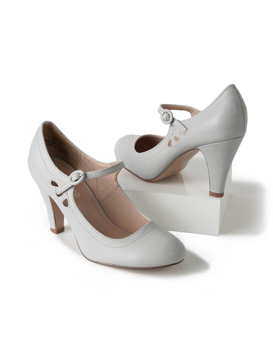 Pixie | Grey Heels by J.Adams – Don't Panic Shoes