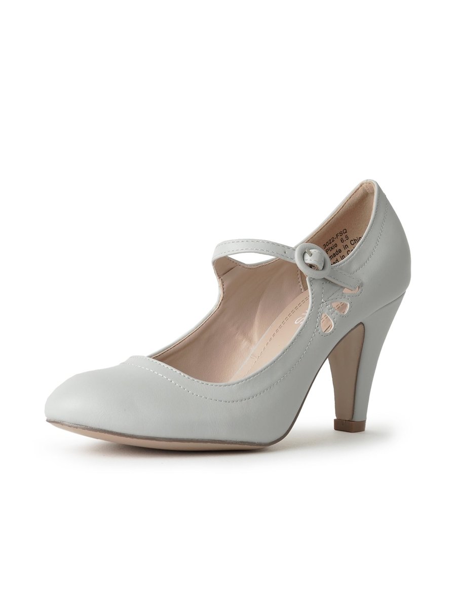 Pixie | Grey Heels by J.Adams – Don't Panic Shoes