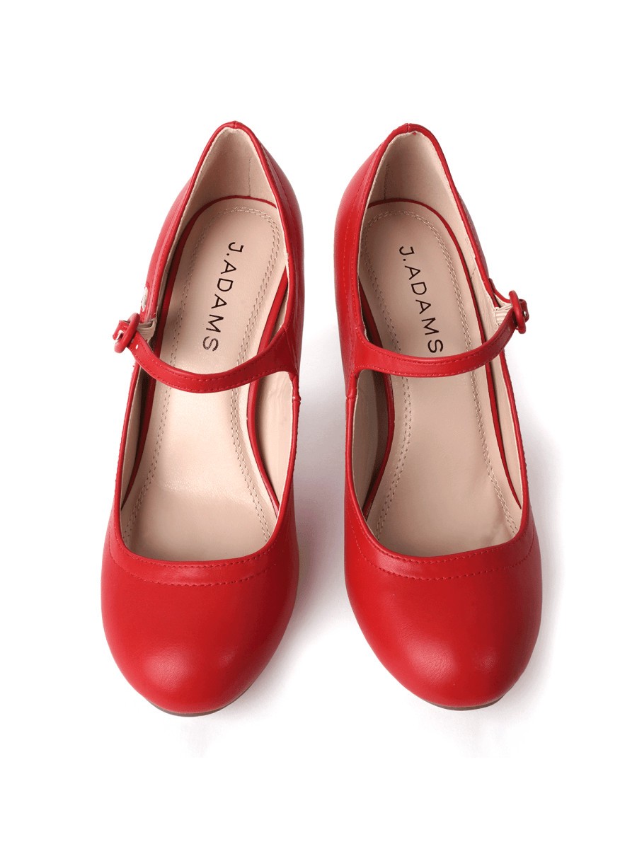 Pixie | Red Heels by J.Adams – Don't Panic Shoes