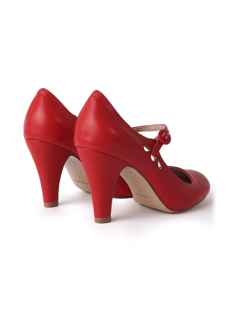 Pixie | Red Heels by J.Adams – Don't Panic Shoes