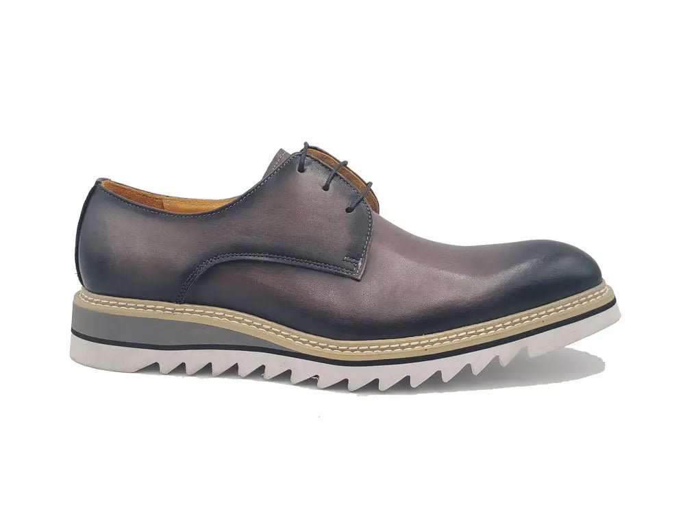 Plain Toe Blucher Oxford Calfskin Leather Ks552 - 04 Shoes by Carrucci Shoes – Don't Panic Shoes