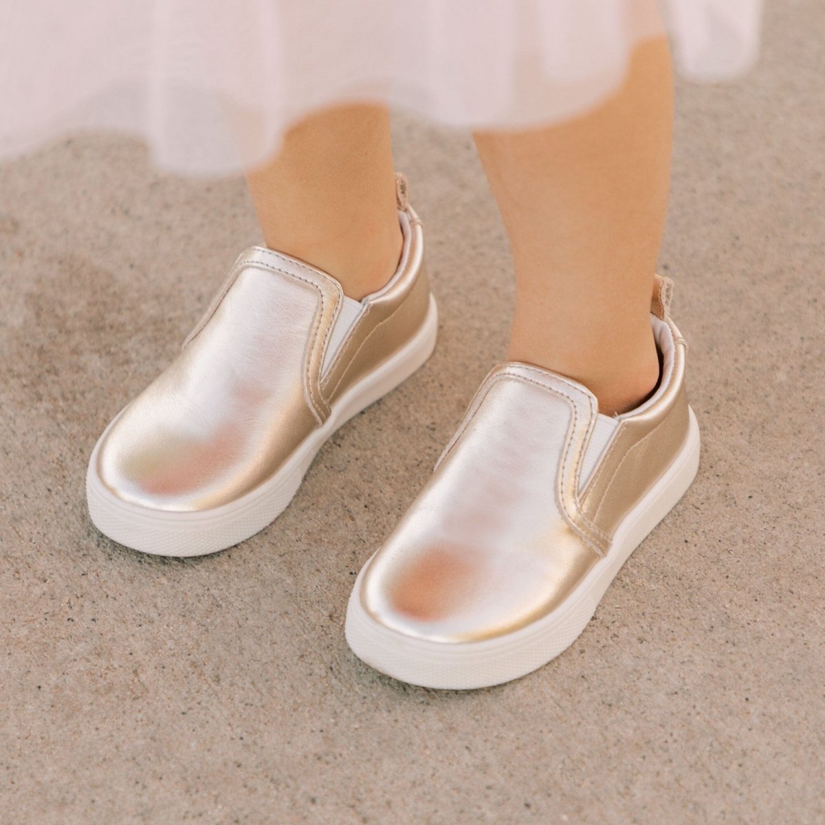 Platinum Classic Slip - On Ii Sneaker Kids - Slip - On Sneaker by Freshly Picked – Don't Panic Shoes