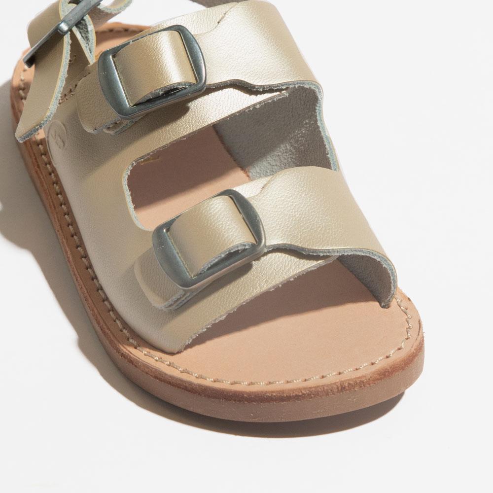 Platinum Delray Sandal Delray Sandal by Freshly Picked – Don't Panic Shoes