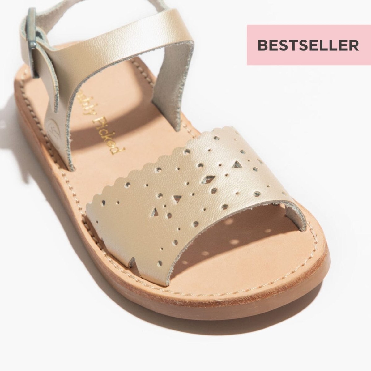 Platinum Laguna Sandal Laguna Sandal by Freshly Picked – Don't Panic Shoes