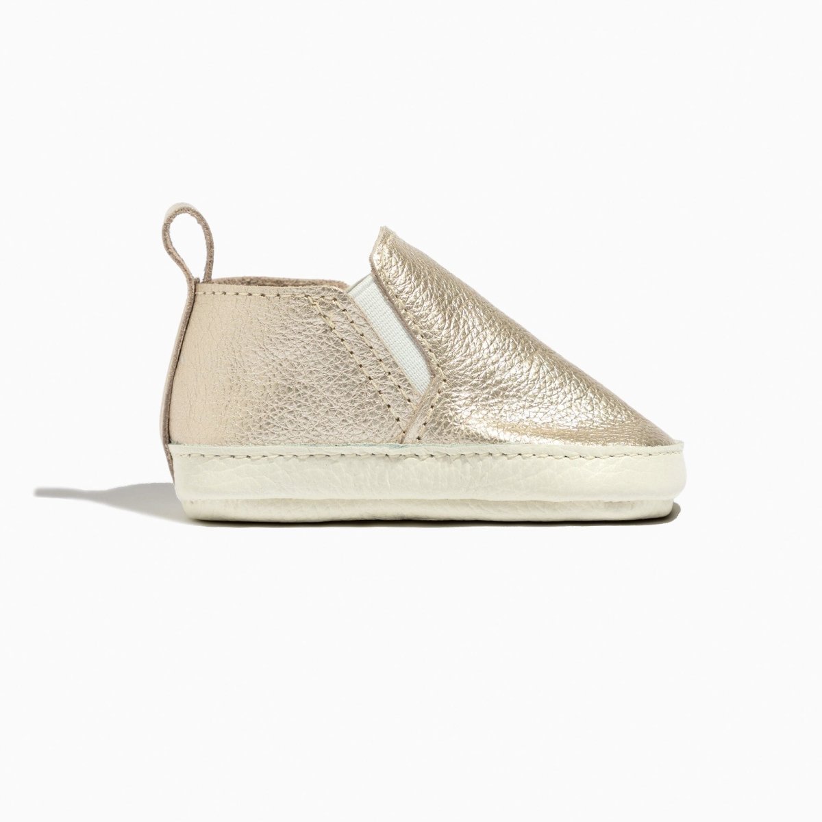 Platinum Slip On Baby Shoe Slip On by Freshly Picked – Don't Panic Shoes