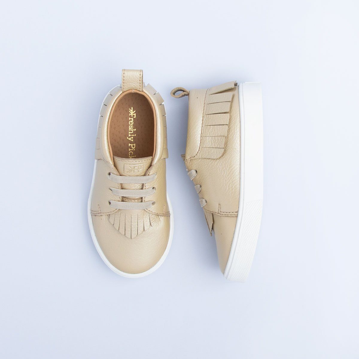 Platinum Sneaker Mocc Kids - Sneaker Mocc by Freshly Picked – Don't Panic Shoes