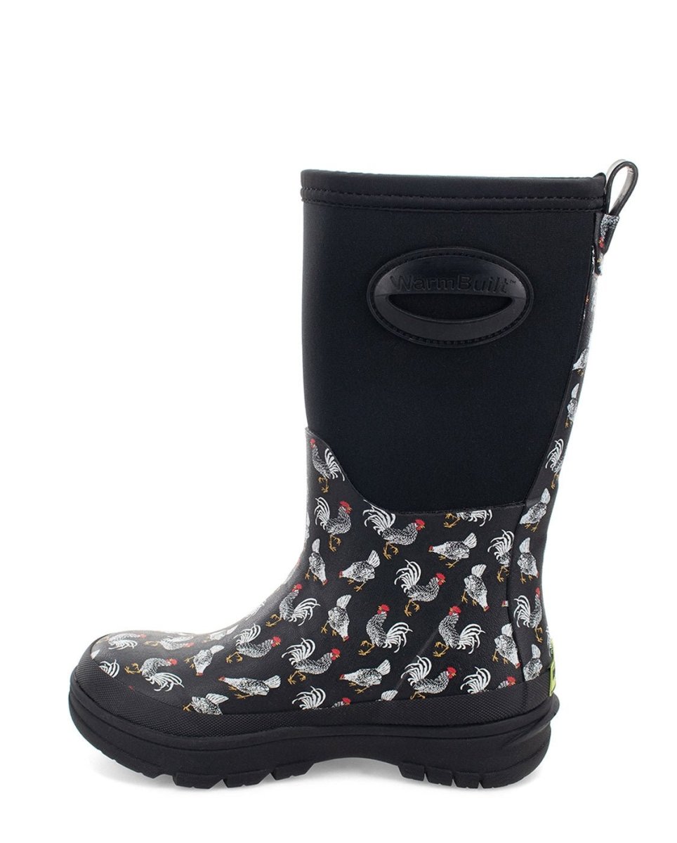 Polaria HomeStead Mid Women’s Neoprene Rubber Black Snow Boots by Western Chief Women's – Don't Panic Shoes