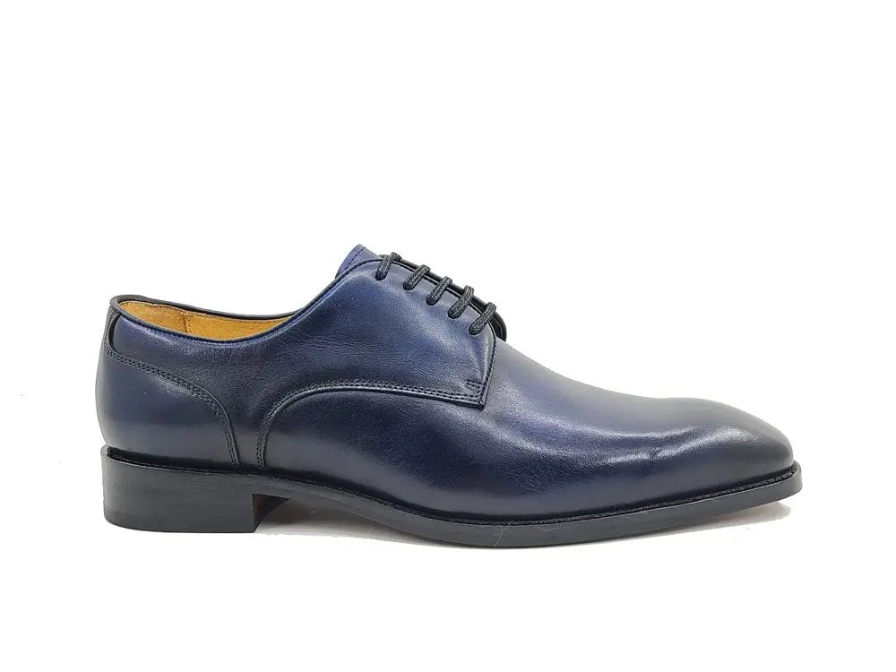 Premium Burnished Blucher Oxford Calfskin Kl901 - 02 Shoes by Carrucci Shoes – Don't Panic Shoes