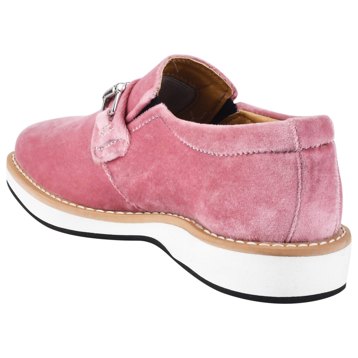 Rachel Kids Velvet Buckle Semi Casual Loafer Loafers by Libertyzeno – Don't Panic Shoes