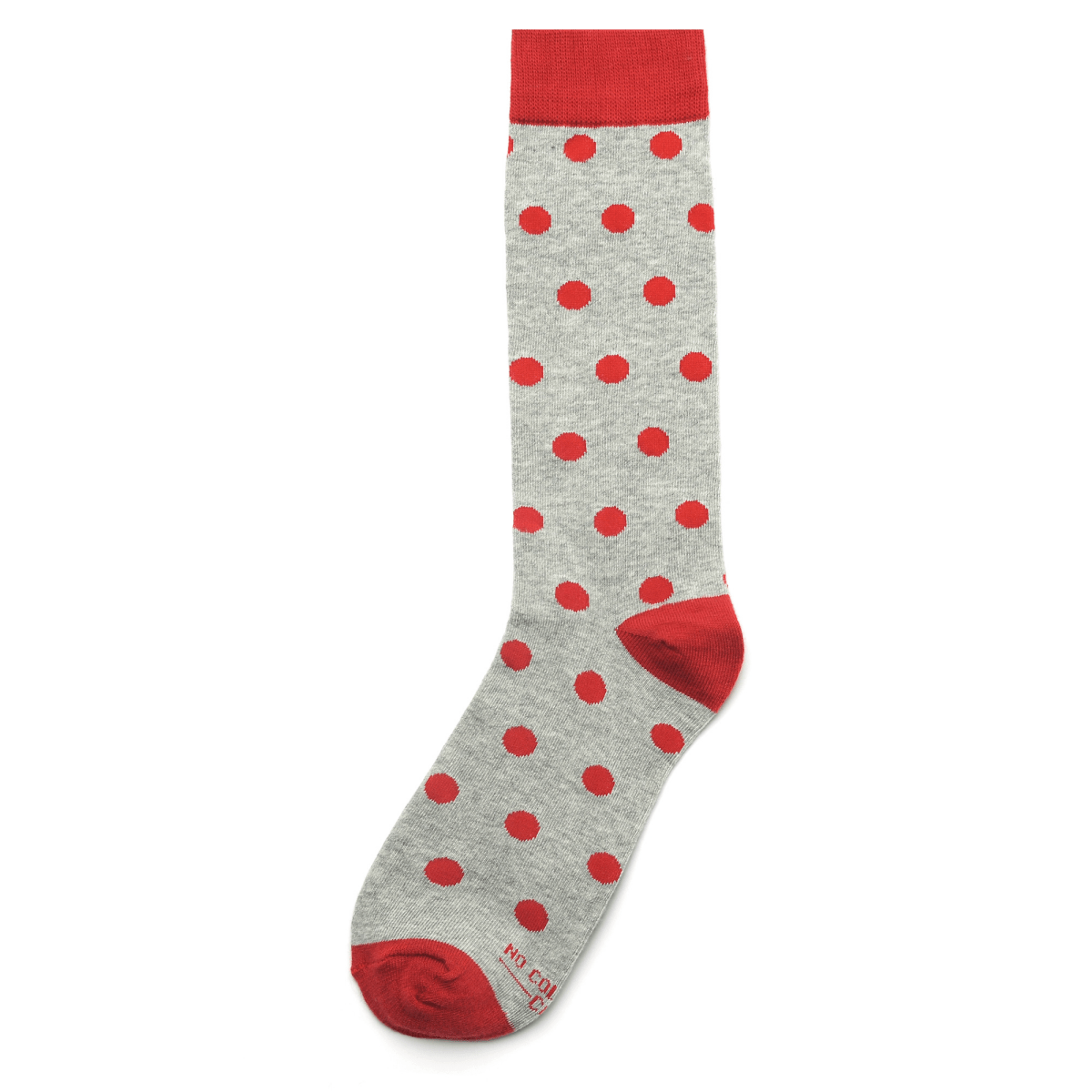 Red Polka Dot Socks Cute Novelty Crew Style Women Soft Comfortable Everyday Casual Wear Socks by No Cold Feet – Don't Panic Shoes