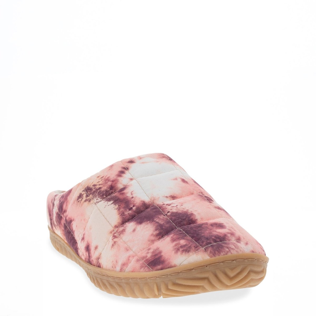 Relief Slippers Women's Cotton Quilted Blush Tie Dye Staheekum Women's Slippers by Staheekum Women's – Don't Panic Shoes