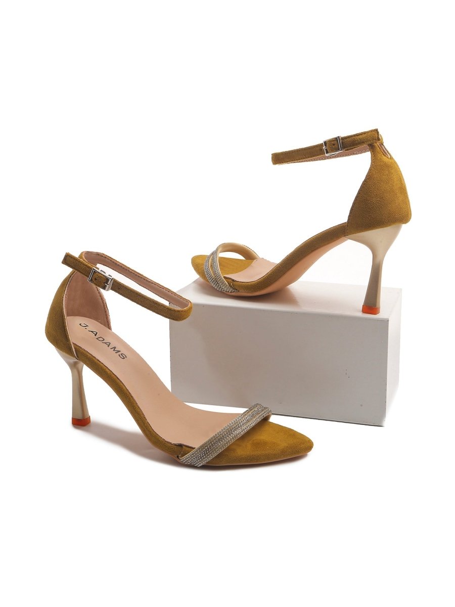 Riley | Gold Heels by J.Adams – Don't Panic Shoes