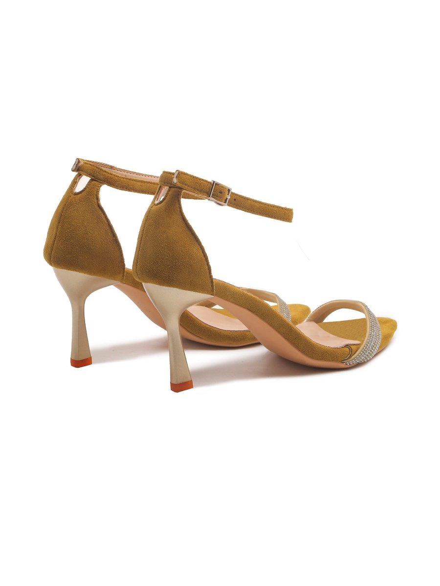 Riley | Gold Heels by J.Adams – Don't Panic Shoes