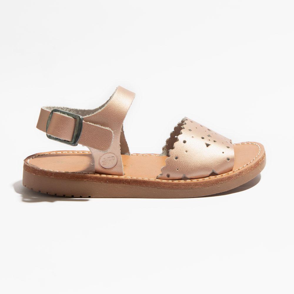 Rose Gold Laguna Sandal Laguna Sandal by Freshly Picked – Don't Panic Shoes