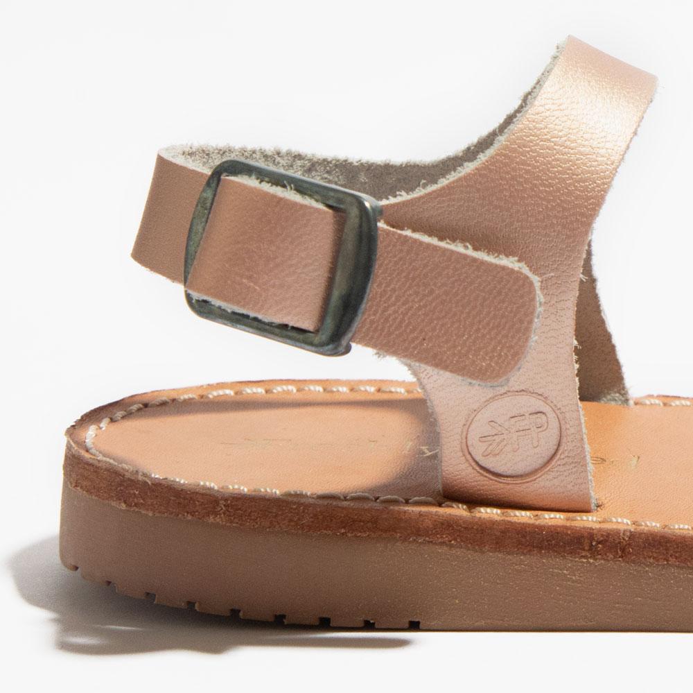 Rose Gold Laguna Sandal Laguna Sandal by Freshly Picked – Don't Panic Shoes