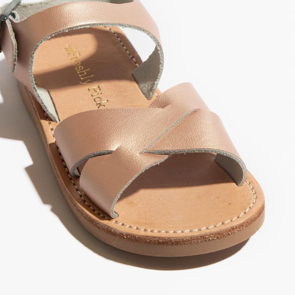 Rose Gold Saybrook Sandal Saybrook Sandal by Freshly Picked – Don't Panic Shoes