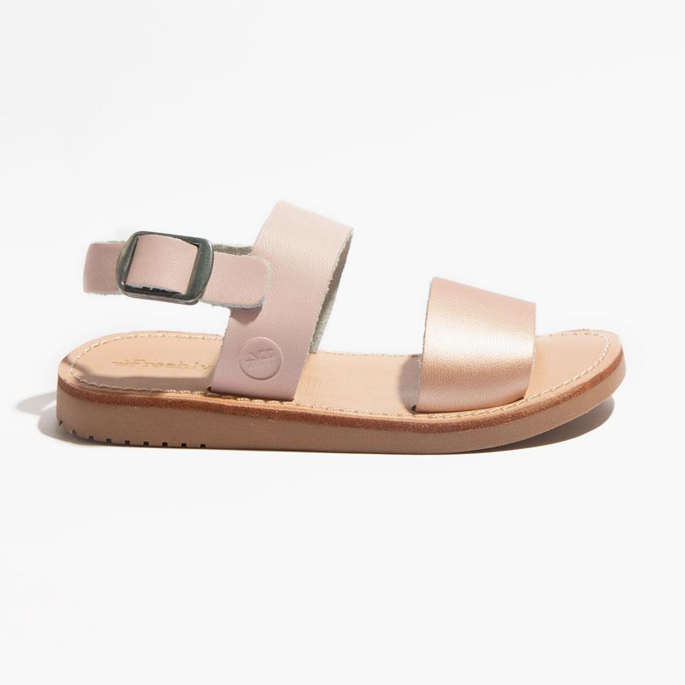 Rose Gold With Blush Sanibel Sandal Sanibel Sandal by Freshly Picked – Don't Panic Shoes