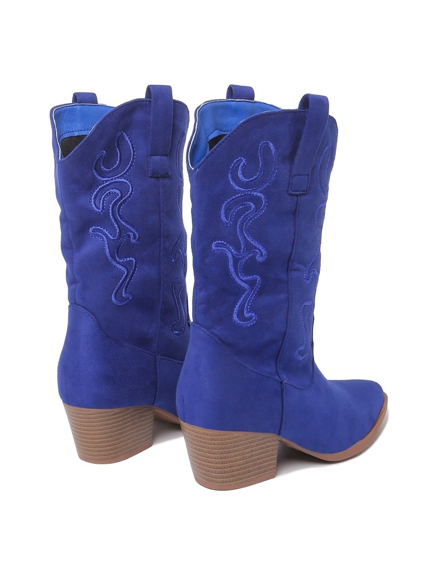 Roundup | Blue Boots by J.Adams – Don't Panic Shoes