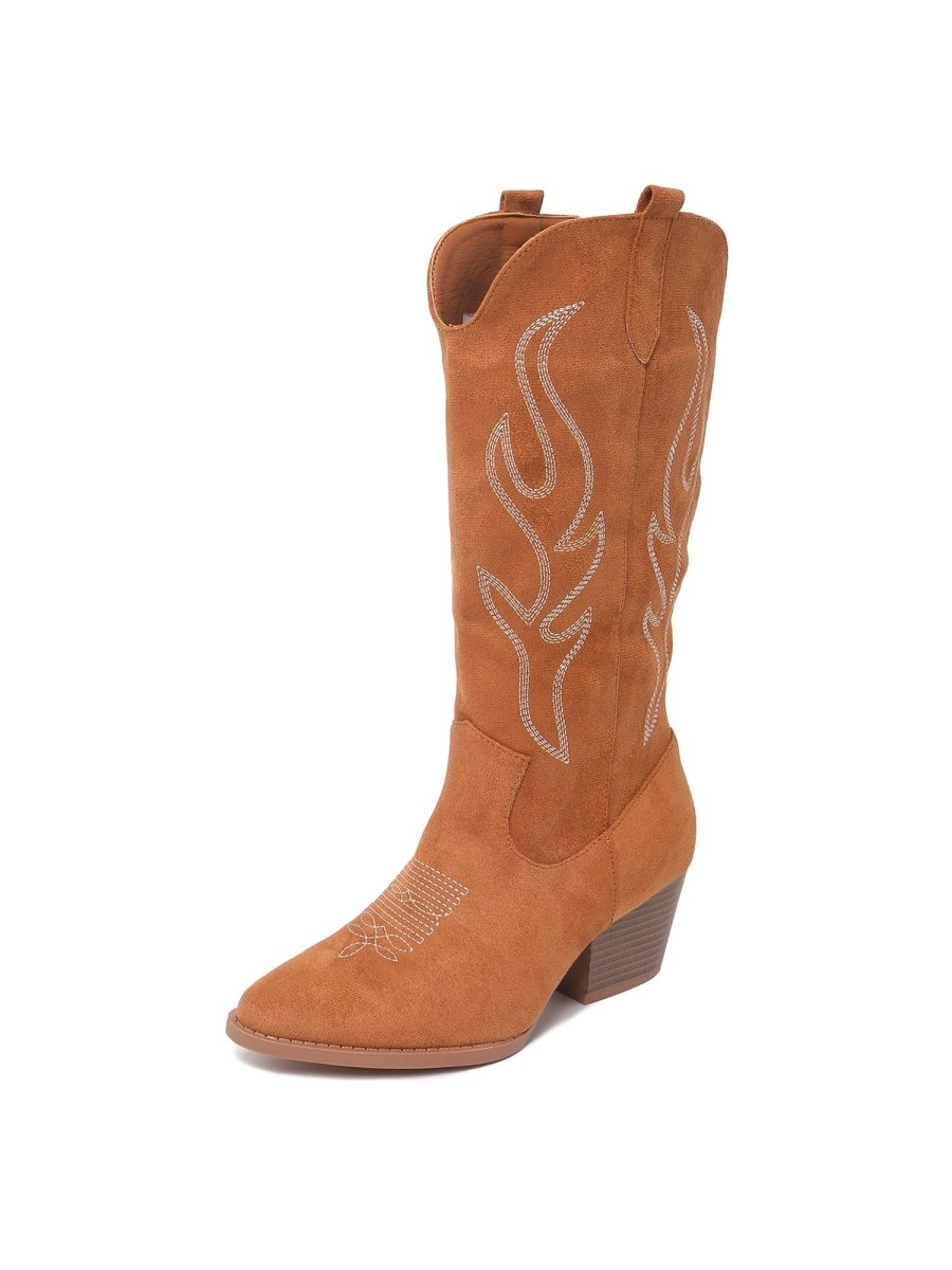 Roundup | Light Brown Boots by J.Adams – Don't Panic Shoes