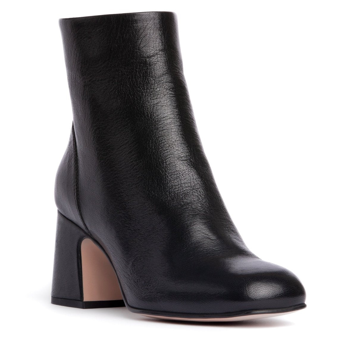 Ruby Crinkled Leather Ankle Boot Women’S 2 Inch Heel Heels by Beautiisoles – Don't Panic Shoes