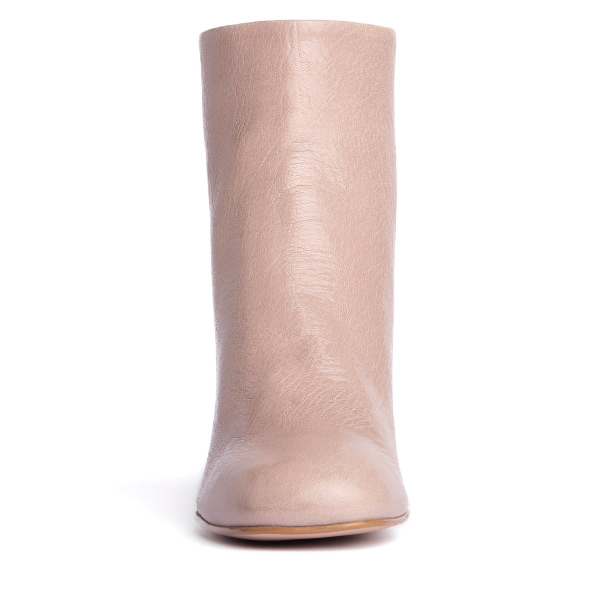 Ruby Crinkled Leather Ankle Boot Women’S 2 Inch Heel Heels by Beautiisoles – Don't Panic Shoes