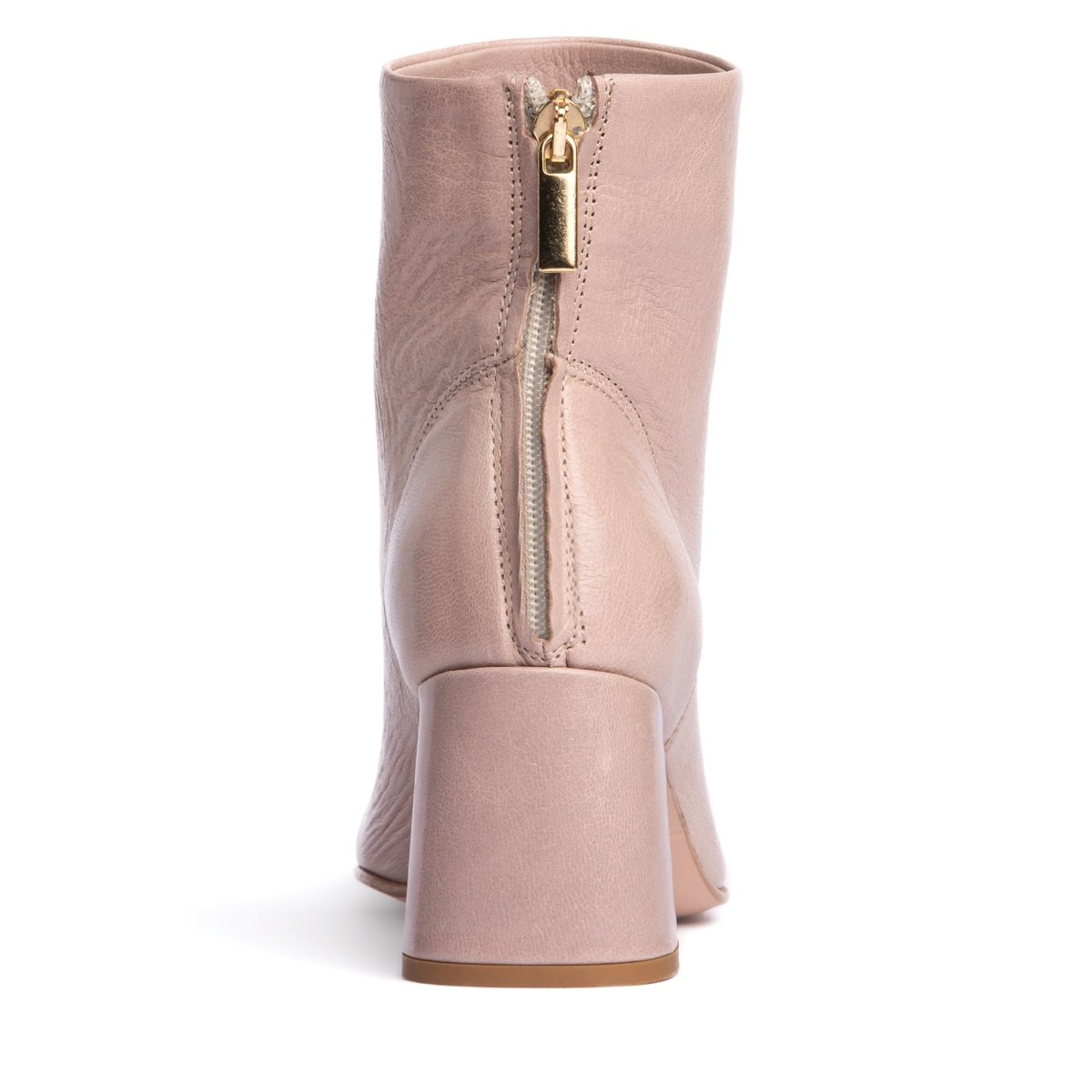 Ruby Crinkled Leather Women’S Ankle Bootie Handmade Italy Heels by Beautiisoles – Don't Panic Shoes