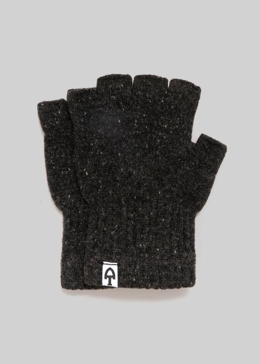 Rugged Donegal Fingerless Gloves Extrafine Merino Wool Accessories by American Trench – Don't Panic Shoes