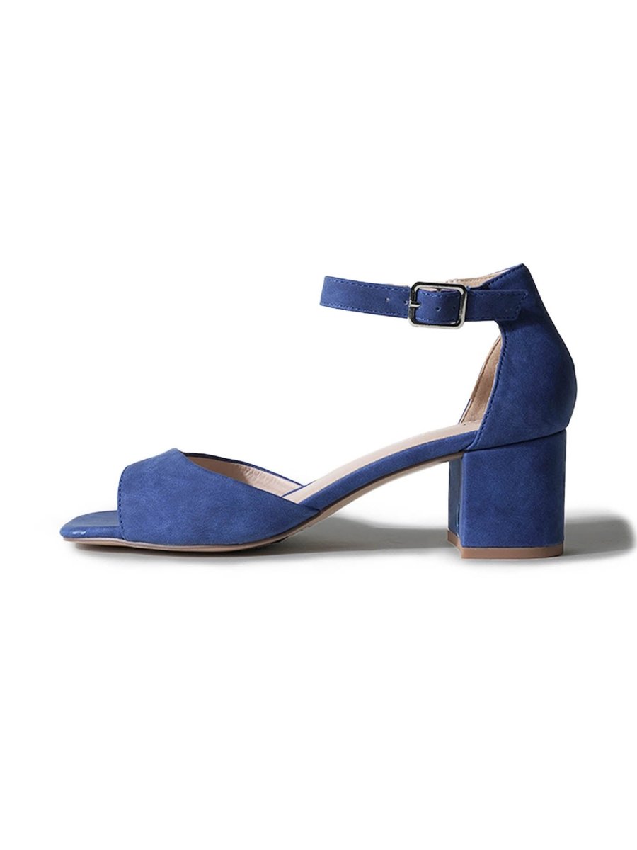 Ruth | Blue Heels by J.Adams – Don't Panic Shoes