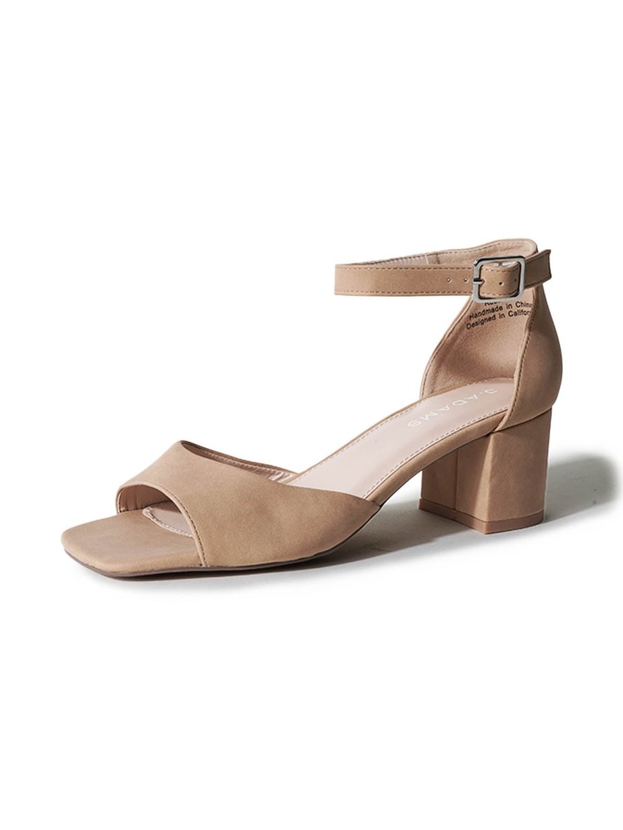 Ruth | Nude Heels by J.Adams – Don't Panic Shoes