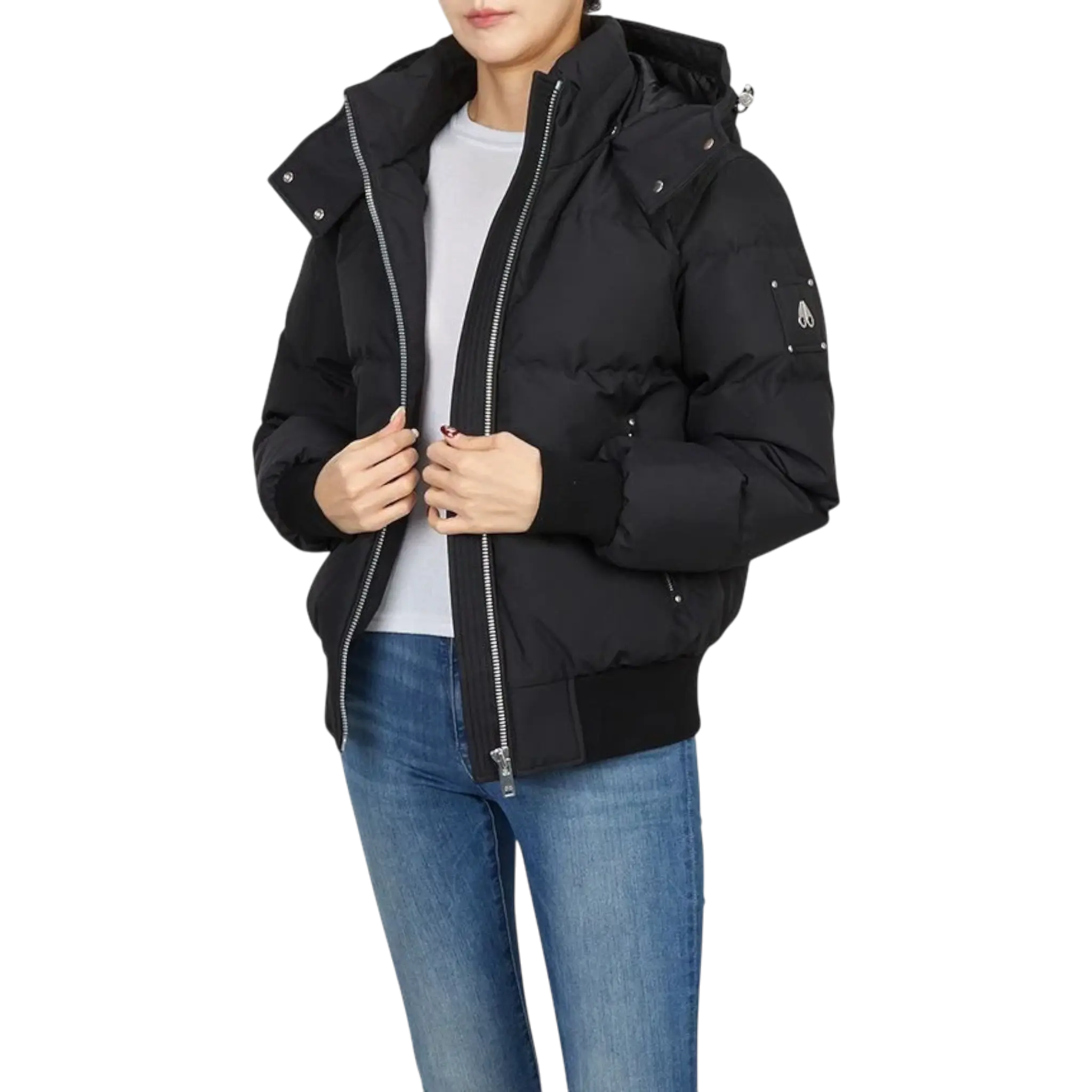 MOOSE KNUCKLES CLOUD BOMBER WOMEN Jacket BLACK
