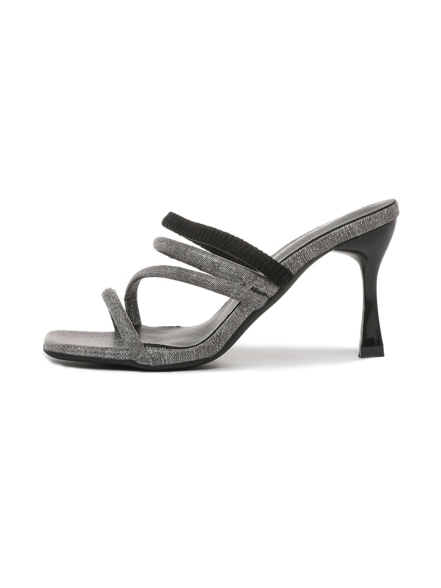 Sadie | Grey Heels by J.Adams – Don't Panic Shoes