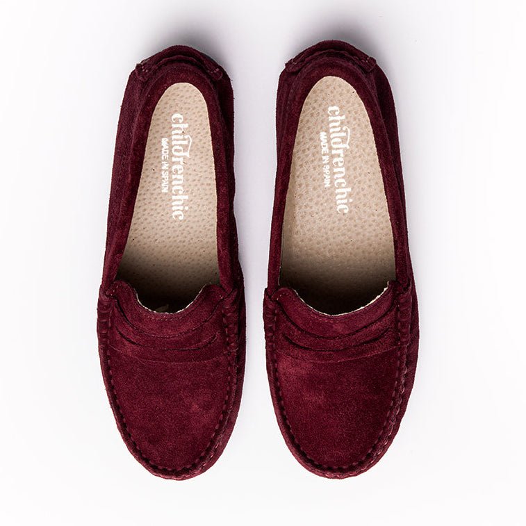 Sam Burgundy Non Slip Rubber Sole Cushion Insole Spain fashion by Childrenchic – Don't Panic Shoes