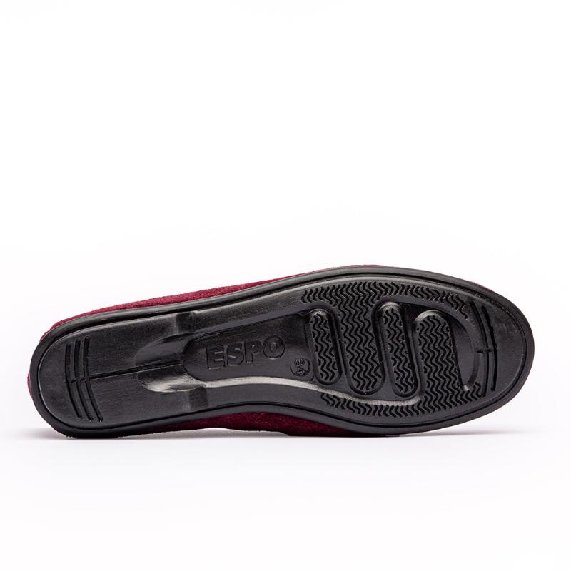 Sam Burgundy Non Slip Rubber Sole Cushion Insole Spain fashion by Childrenchic – Don't Panic Shoes