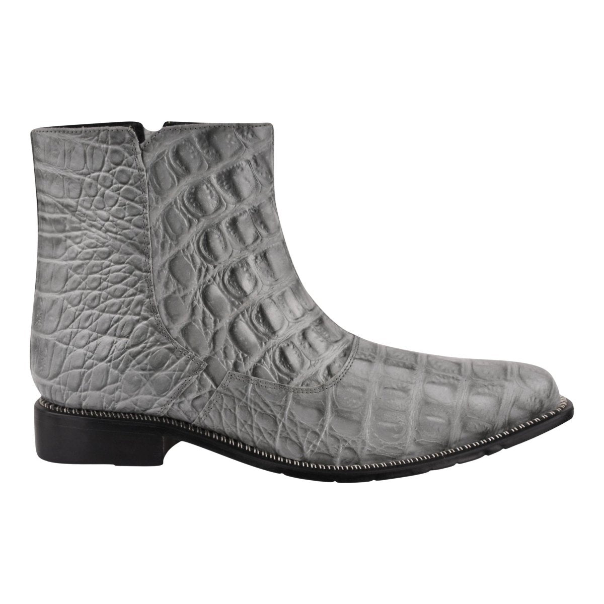 Sandra Leather Ankle Length Side Zip Up Boots Boots by Libertyzeno – Don't Panic Shoes