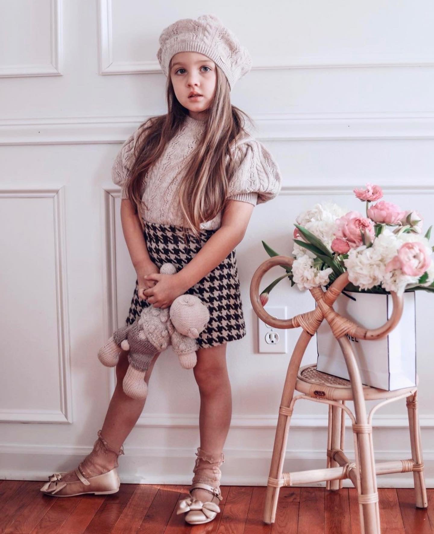 Victoria Bow Shoes Upper Kids Made In Italy Satin Champagne