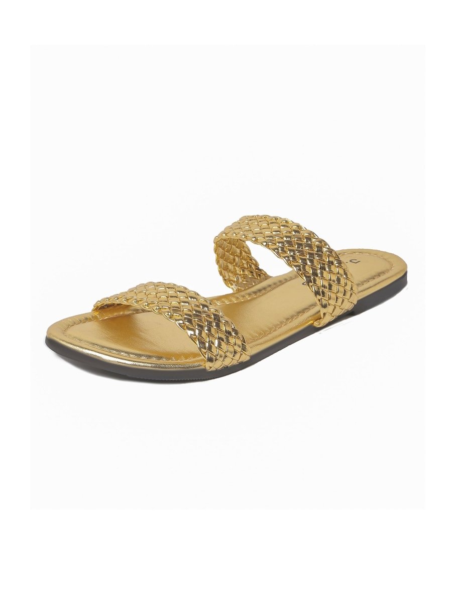 Savannah | Gold Sandals by J.Adams – Don't Panic Shoes