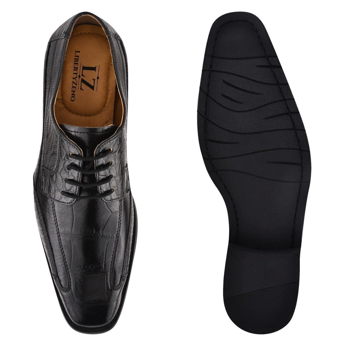 Sculpt Leather Oxford Style Dress Shoes Shoes by Libertyzeno – Don't Panic Shoes