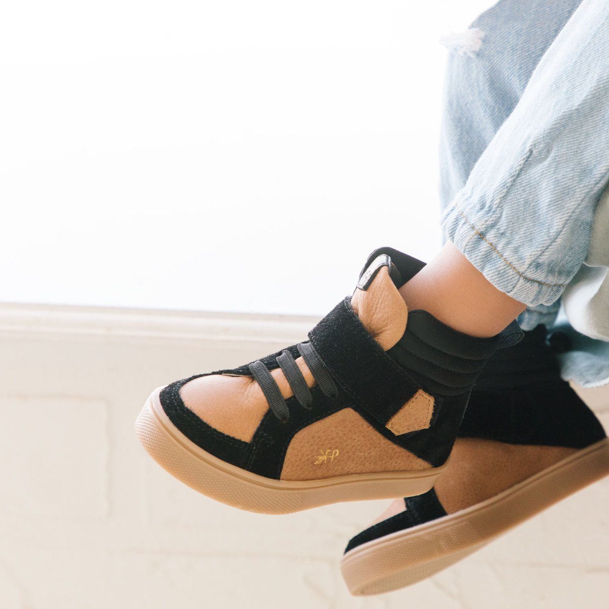 Sepia Brooklyn High Top Sneakers Brooklyn by Freshly Picked – Don't Panic Shoes