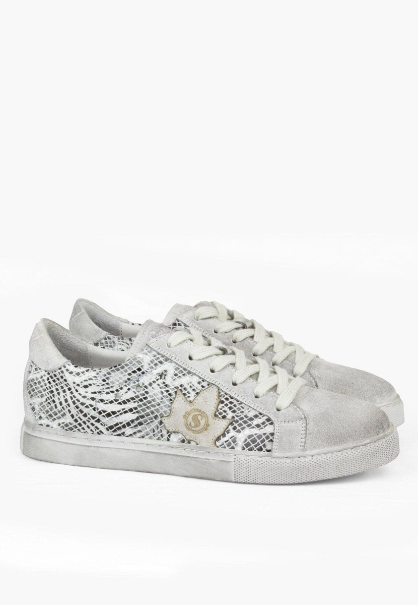 Sepol W - FreSh Women’s Beige Leather Sneaker Retro Distressed Woman Shoes by Sepol Shoes – Don't Panic Shoes