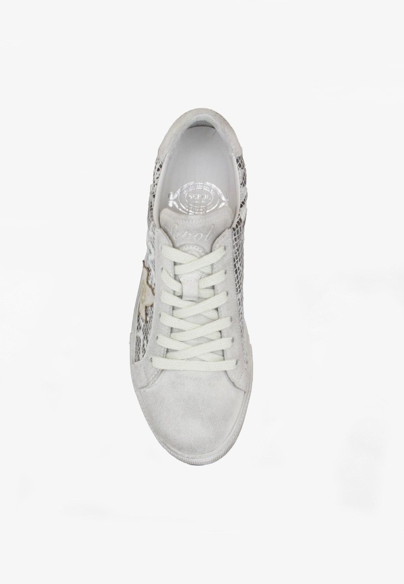 Sepol W - FreSh Women’s Beige Leather Sneaker Retro Distressed Woman Shoes by Sepol Shoes – Don't Panic Shoes