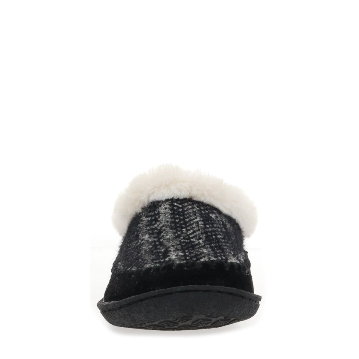 Serene Slipper Women’S Black Suede Memory Foam Insole Staheekum Women's Slippers by Staheekum Women's – Don't Panic Shoes