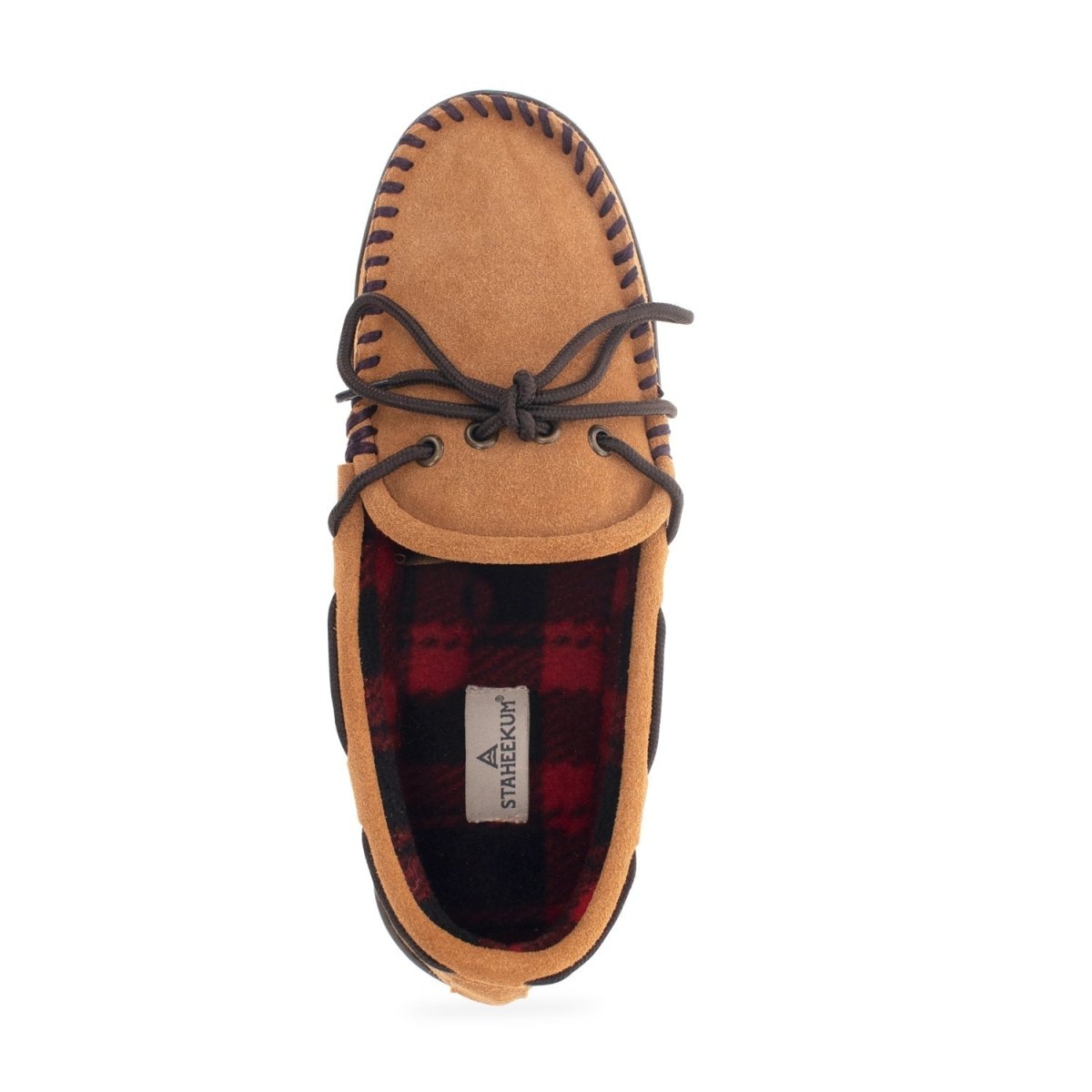 Sierra Mens Wheat Suede Flannel Lined Slipper 9034164b Staheekum Men's Slippers by Staheekum Men's – Don't Panic Shoes