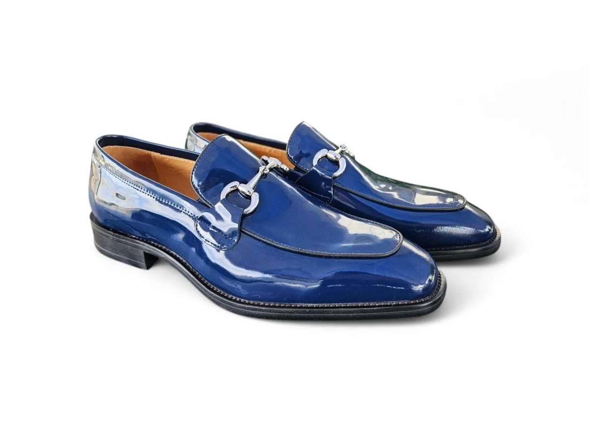 Signature Horse Bit Calfskin Slip On Loafer Ks509 - 28p Shoes by Carrucci Shoes – Don't Panic Shoes