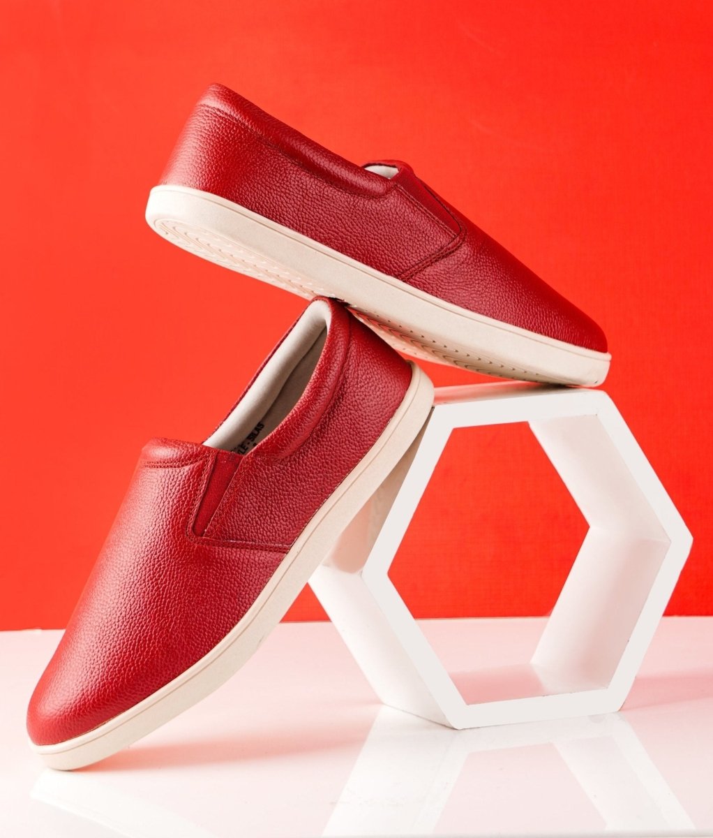 Silas Women's Genuine Leather Slip On Loafer Shoes Loafers by Libertyzeno – Don't Panic Shoes