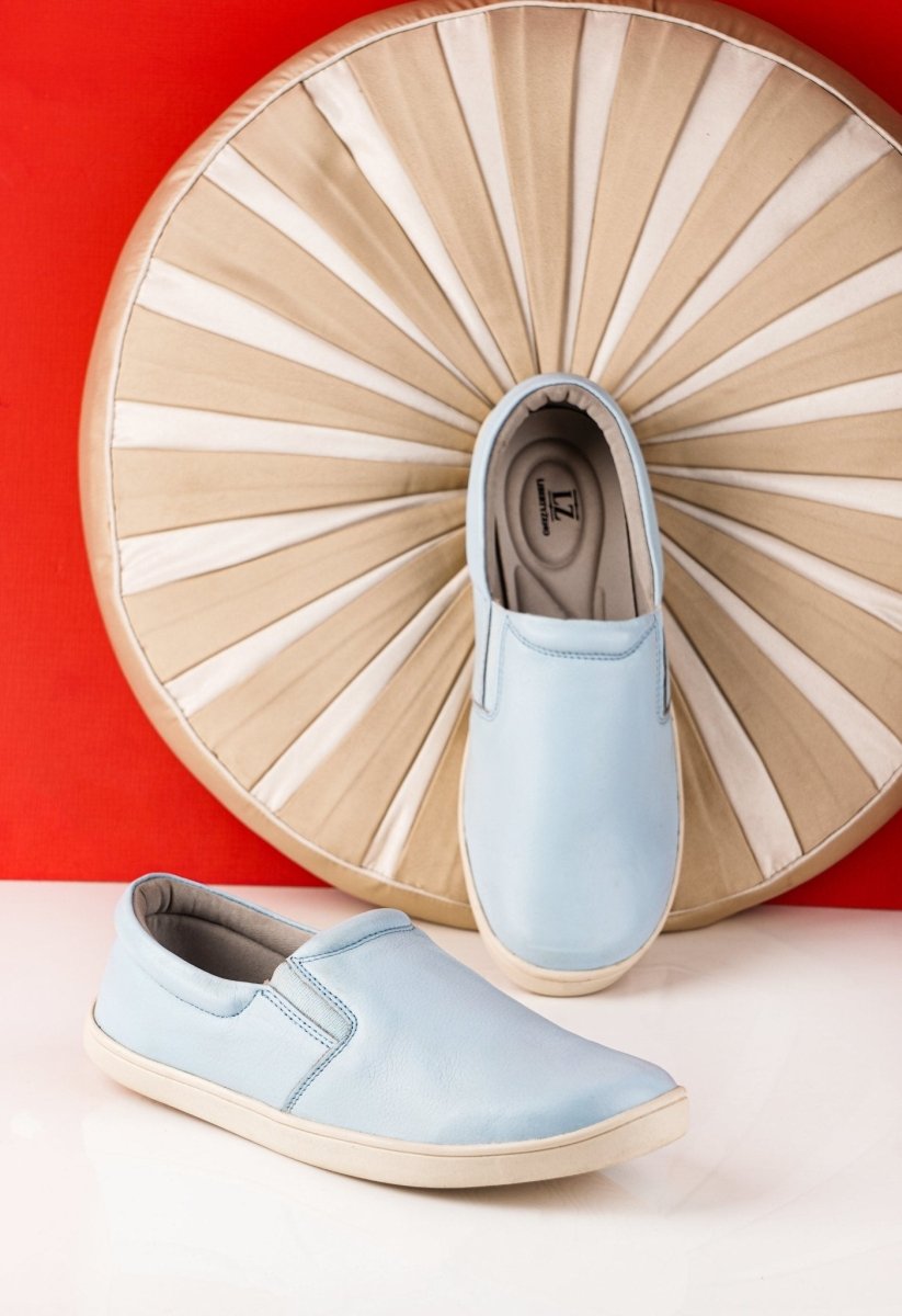 Silas Women's Genuine Leather Slip On Loafer Shoes Loafers by Libertyzeno – Don't Panic Shoes