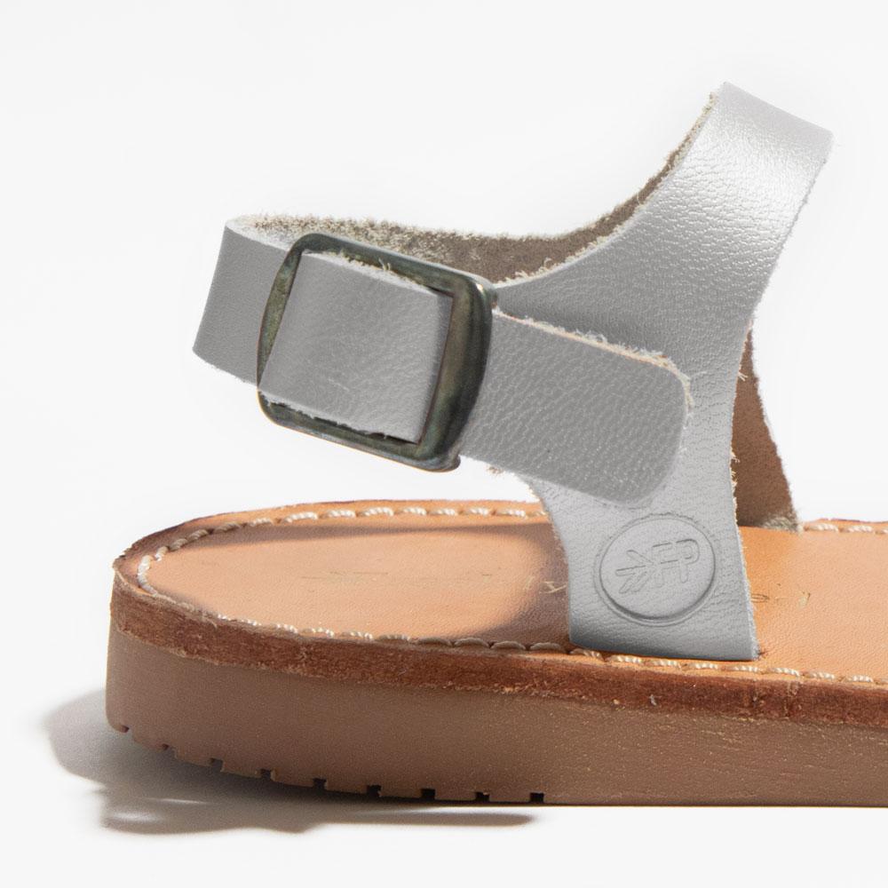 Silver Laguna Sandal Laguna Sandal by Freshly Picked – Don't Panic Shoes