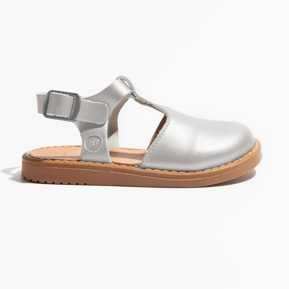 Silver Newport Clog Newport Sandal by Freshly Picked – Don't Panic Shoes
