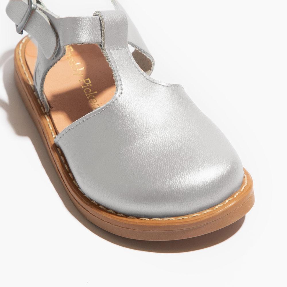 Silver Newport Clog Newport Sandal by Freshly Picked – Don't Panic Shoes