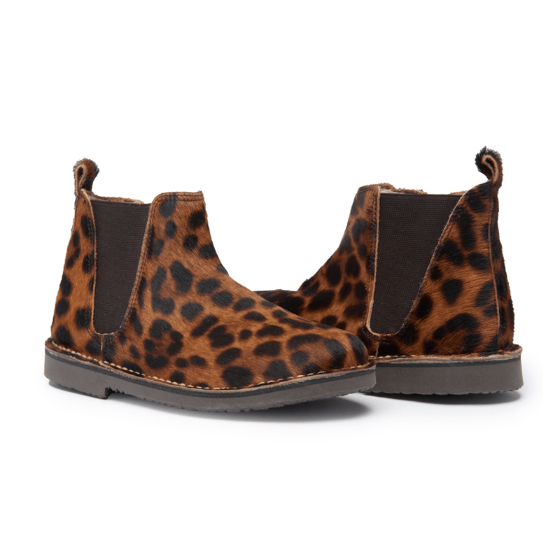 Simona Animal Print Zipper Sneaker With Rubber Sole fashion by Childrenchic – Don't Panic Shoes